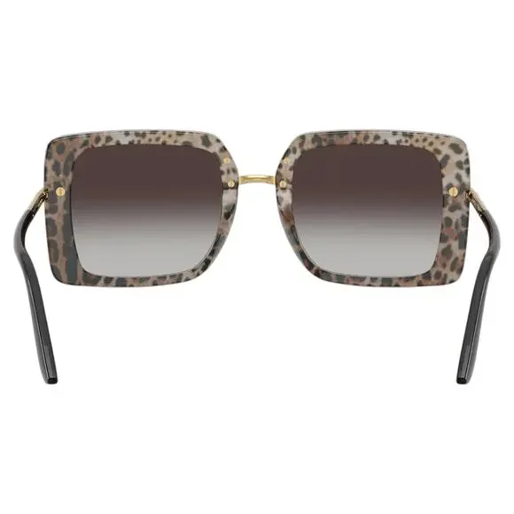 Dolce & Gabbana Sunglasses Black Square Gold Logo Leopard Womens Dolce & Gabbana Sunglasses Black Square Gold Logo Leopard Womens main image 3